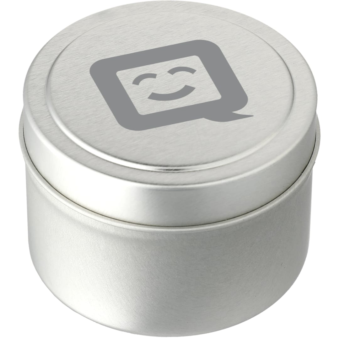 Calm Meadow 2.7oz Mini Tin Candle - SM-2248 Silver