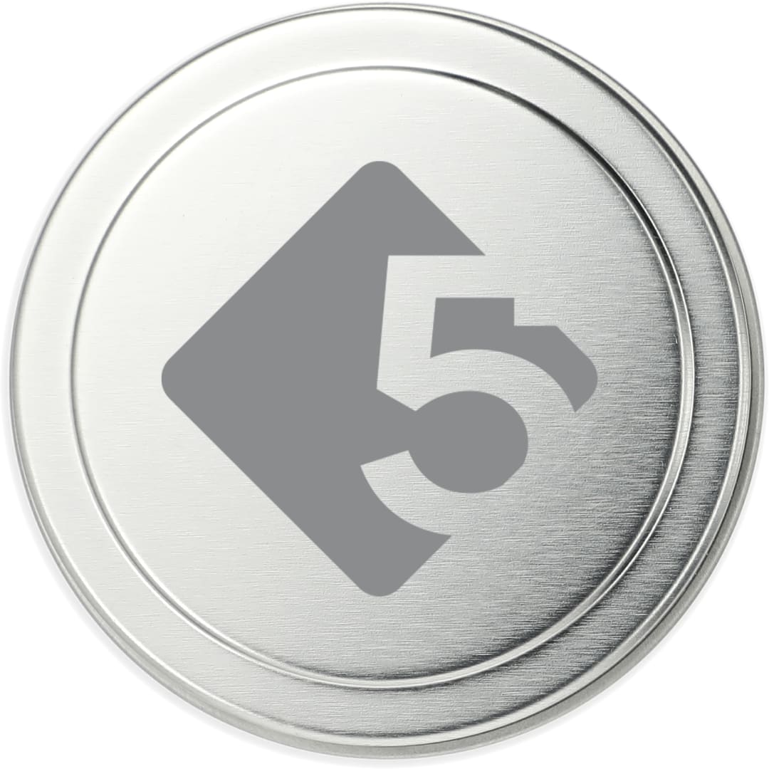 Coastal Waves 2.7oz Mini Tin Candle - SM-2249 Silver