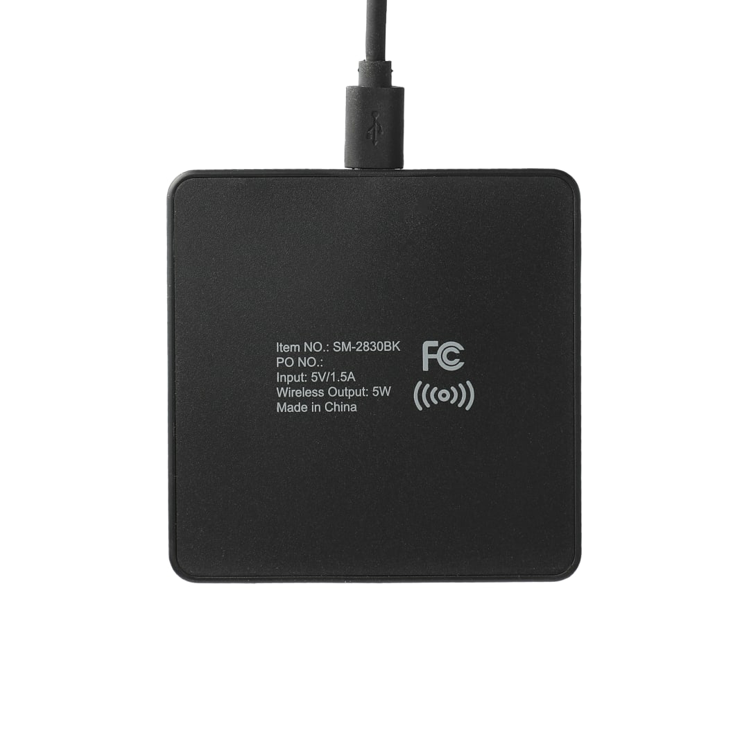 Square Wireless Charging Pad - SM-2830 Black