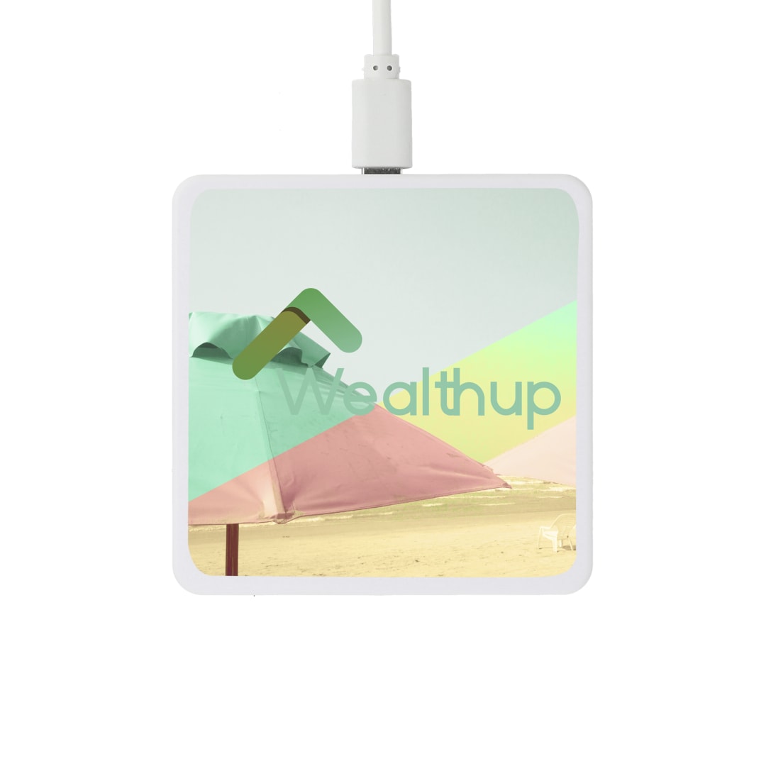 Square Wireless Charging Pad - SM-2830 White