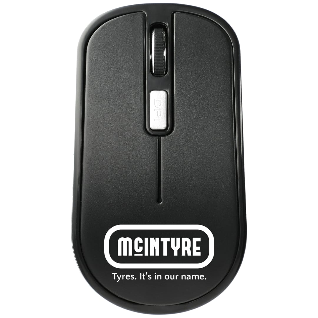 Flash Portable Wireless Mouse - SM-2938 Black