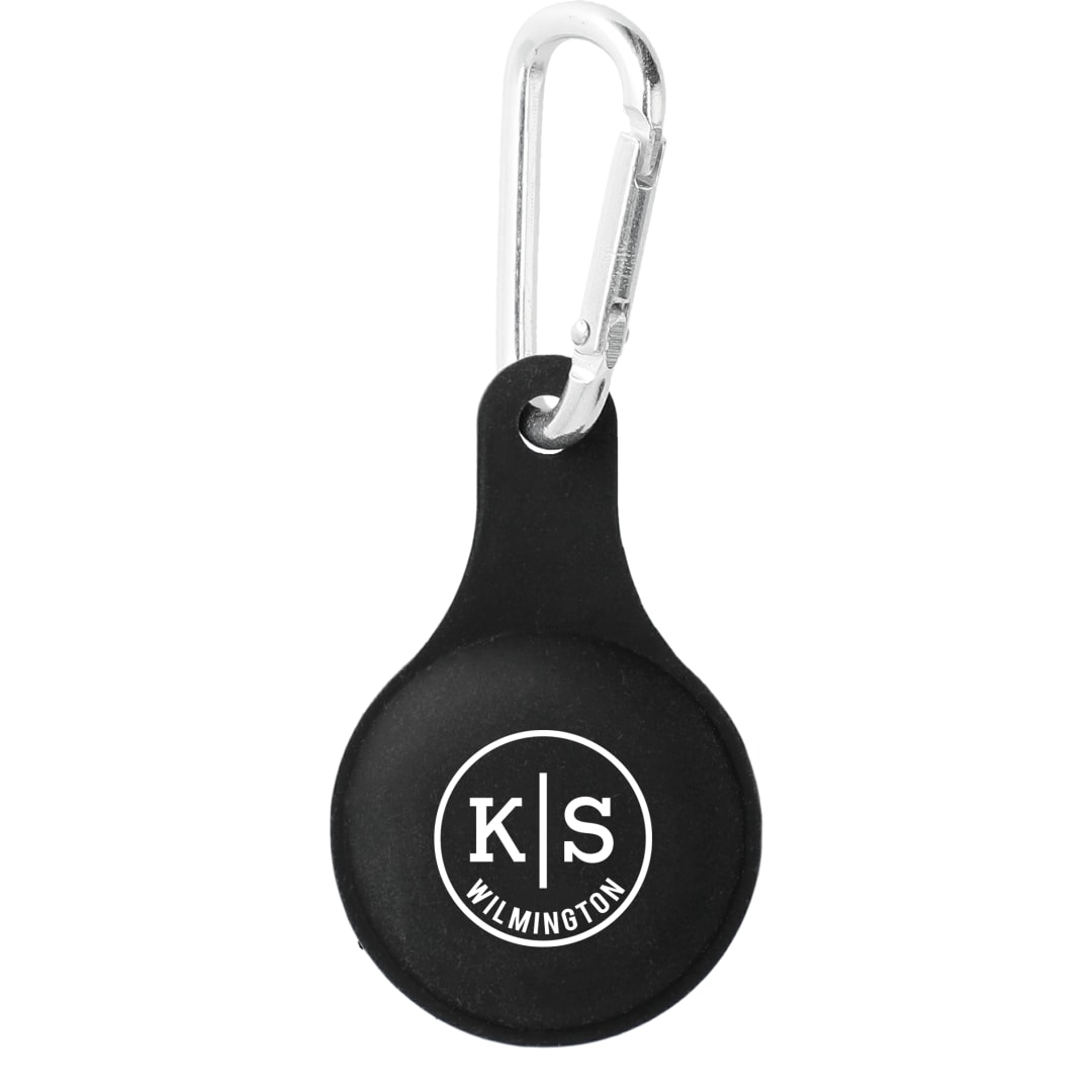 AirTag Silicone Case and Carabineer - SM-2939 Black