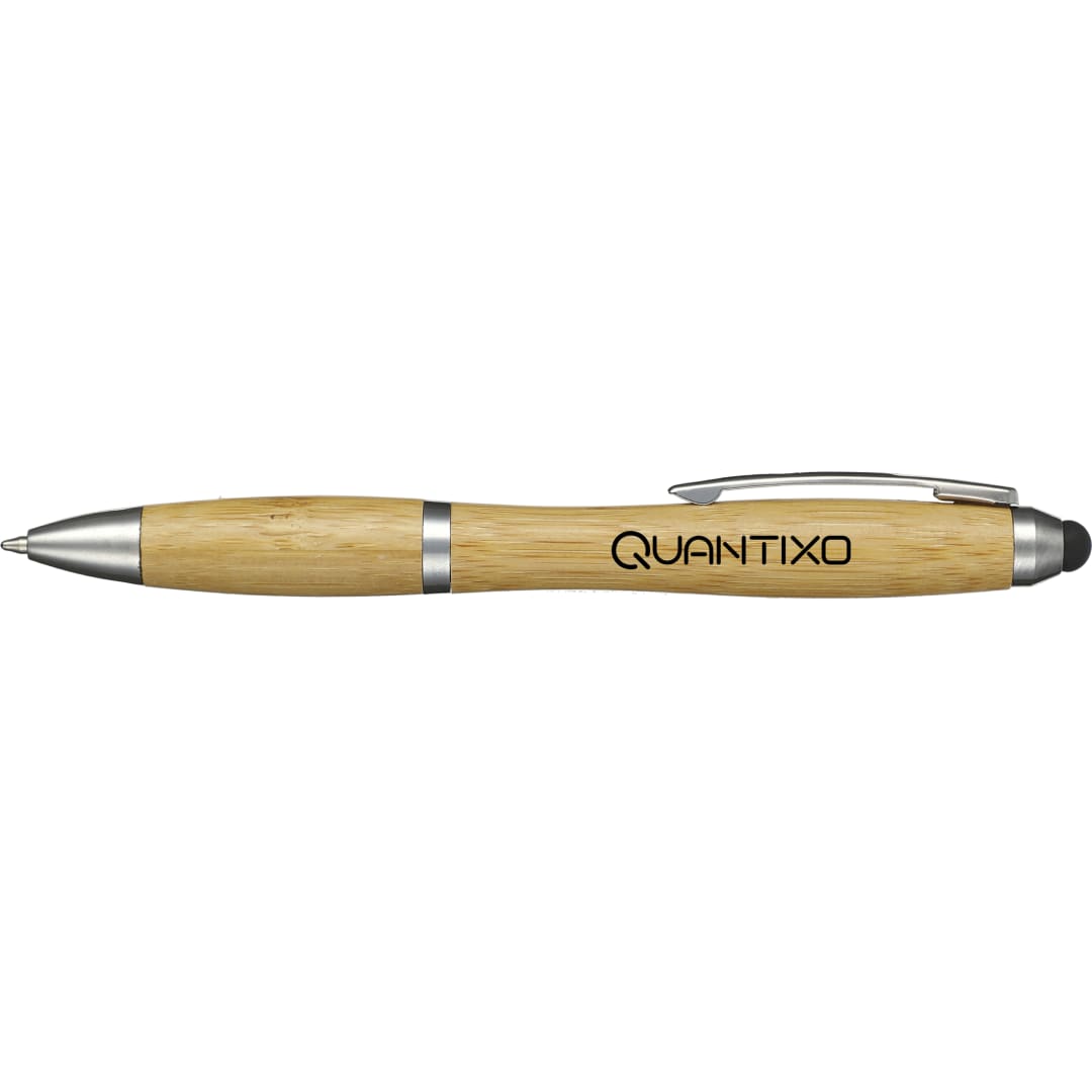 Bullet FSC Bamboo Nash Stylus Pen - SM-3678 Natural