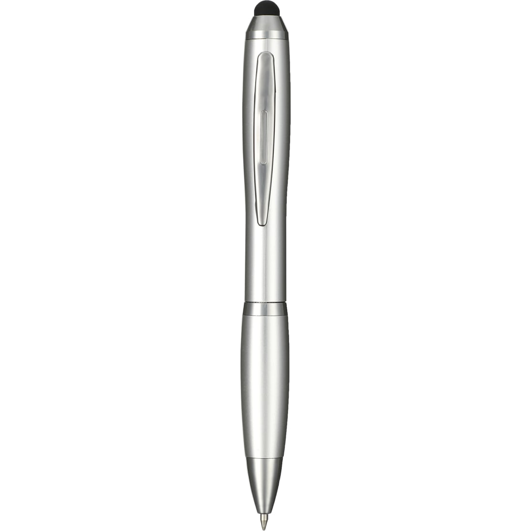 Bullet Nash Gel Stylus Pen - SM-5255 Silver