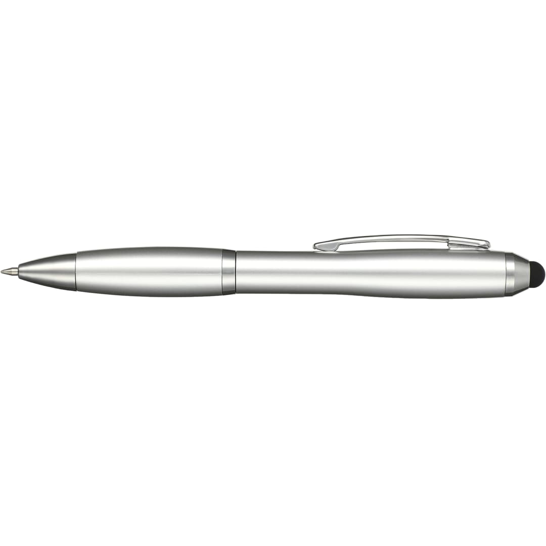 Bullet Nash Gel Stylus Pen - SM-5255 Silver