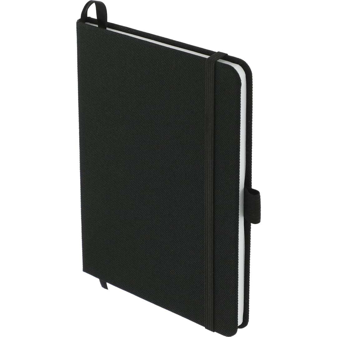 Bullet 5" x 7" Recycled PET Bound Notebook - SM-5259 Black