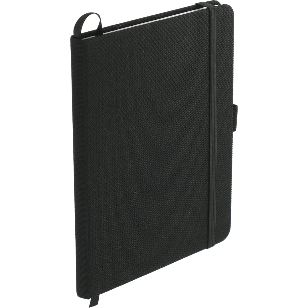 Bullet 5" x 7" Recycled PET Bound Notebook - SM-5259 Black