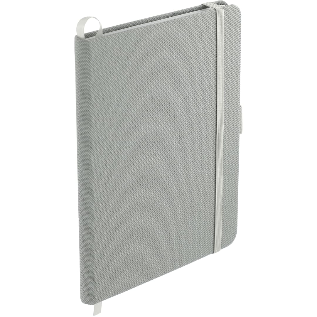 Bullet 5" x 7" Recycled PET Bound Notebook - SM-5259 Gray