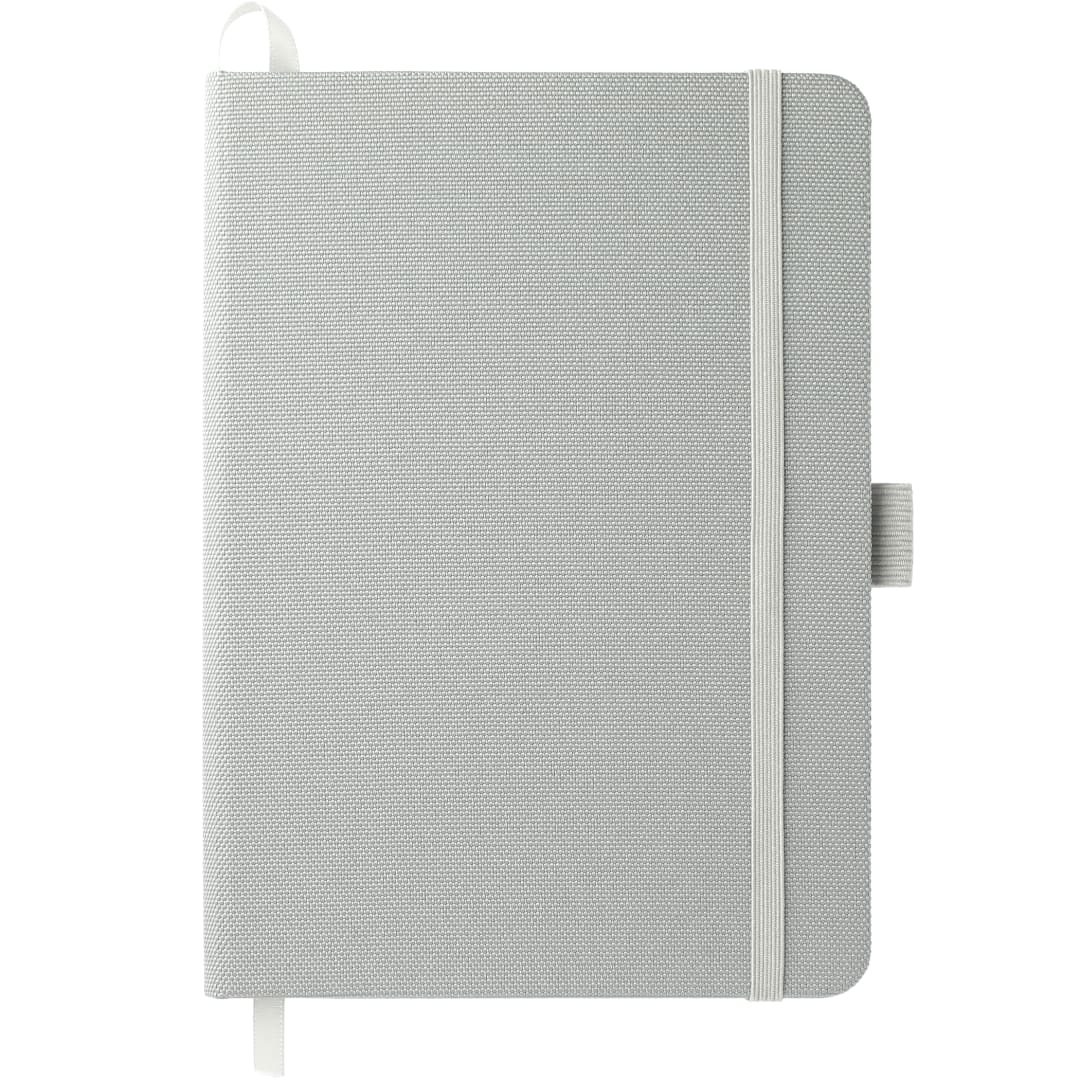 Bullet 5" x 7" Recycled PET Bound Notebook - SM-5259 Gray