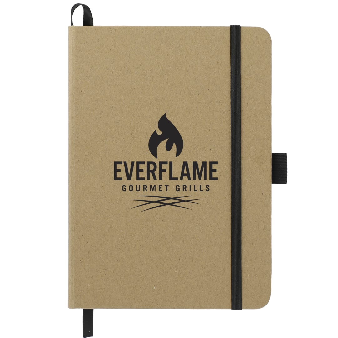 Bullet 5" x 7" FSC® Mix Bound Notebook - SM-5260 Black