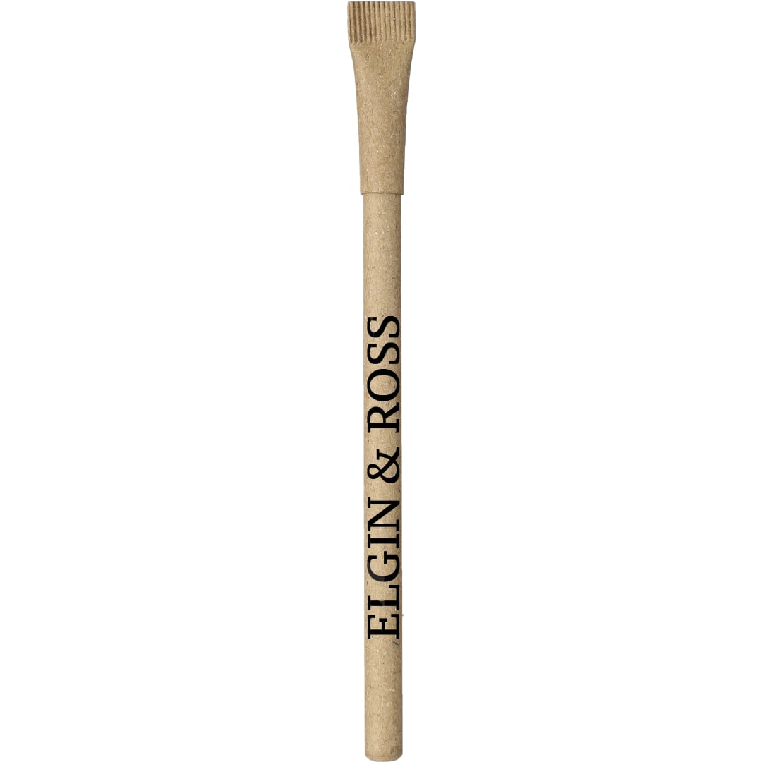 Bullet Eco Recycled Gel Paper Pen - SM-5262 Natural