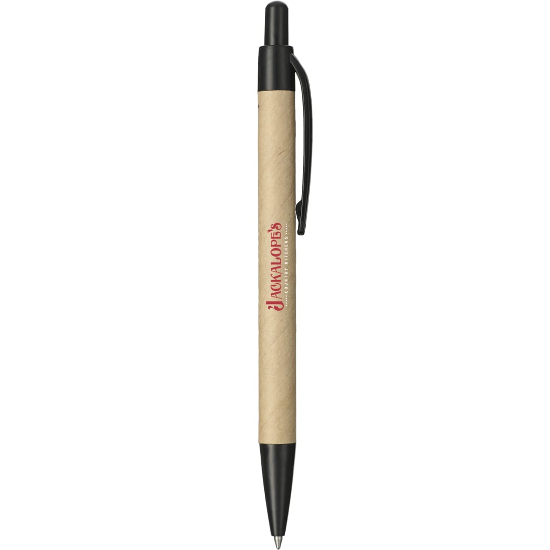 Bullet Recycled Paper Gel Pen - SM-5263 Natural