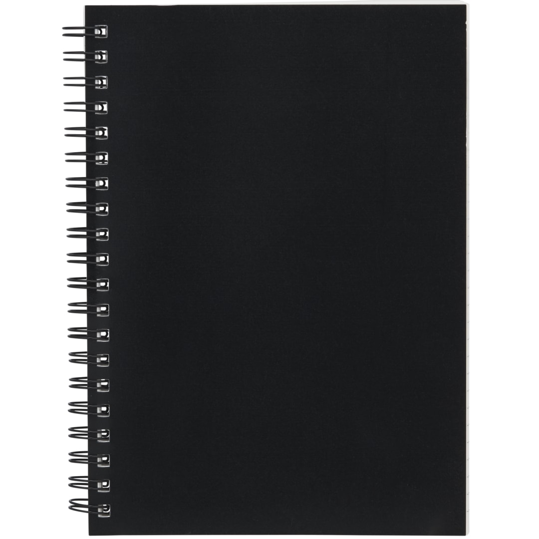 Bullet 5” x 7” Mineral Stone Field Spiral Notebook - SM-5267 Black
