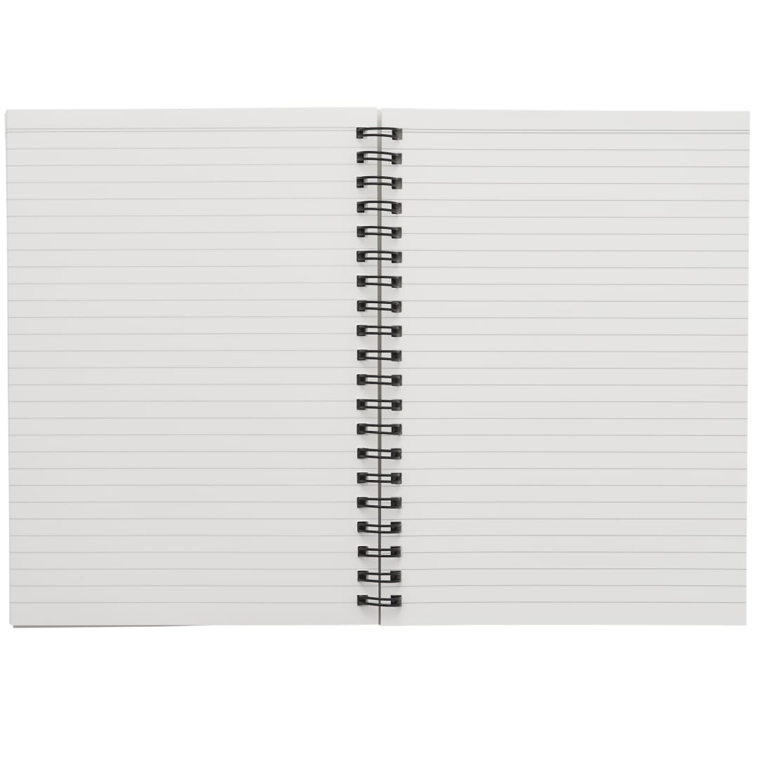 Bullet 5” x 7” Mineral Stone Field Spiral Notebook - SM-5267 Black