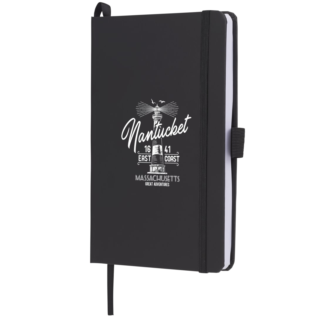 Bullet FSC&#174; Recycled 5” x 7” Prism Notebook - SM-5269 Black