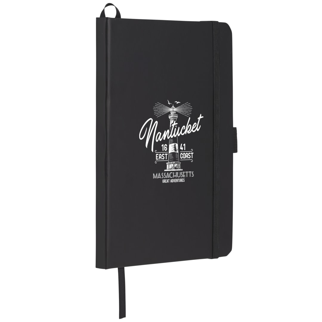 Bullet FSC&#174; Recycled 5” x 7” Prism Notebook - SM-5269 Black