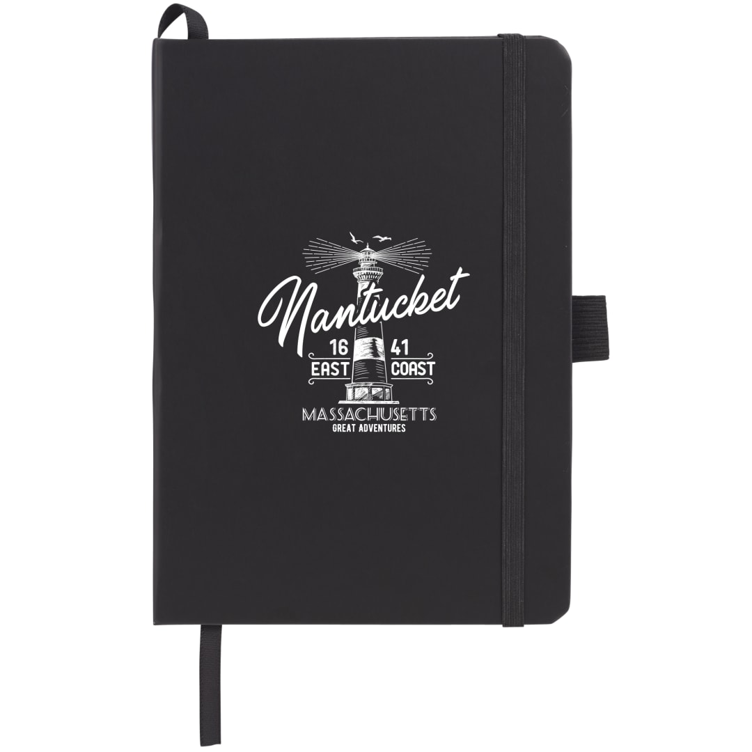 Bullet FSC&#174; Recycled 5” x 7” Prism Notebook - SM-5269 Black