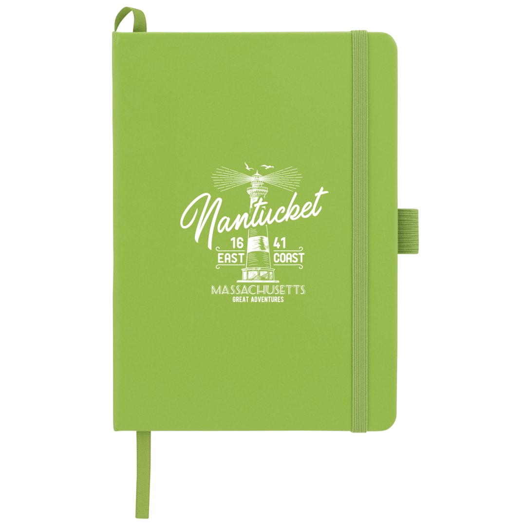 Bullet FSC&#174; Recycled 5” x 7” Prism Notebook - SM-5269 Green