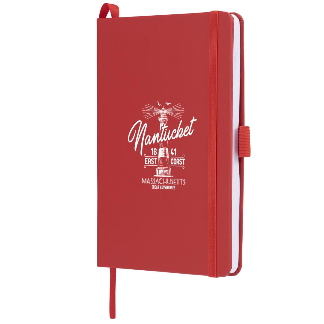 Bullet FSC&#174; Recycled 5” x 7” Prism Notebook - SM-5269 Red