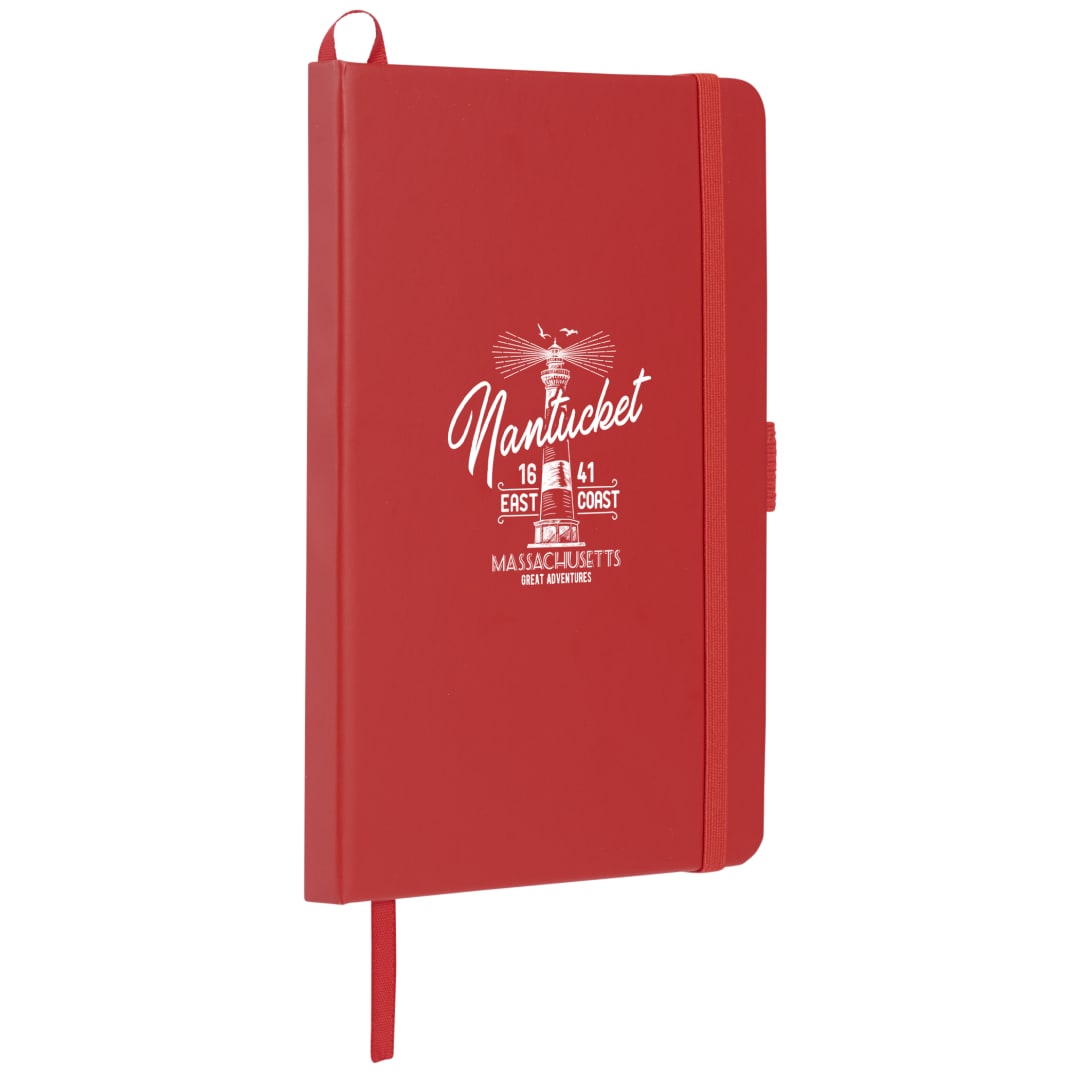 Bullet FSC&#174; Recycled 5” x 7” Prism Notebook - SM-5269 Red