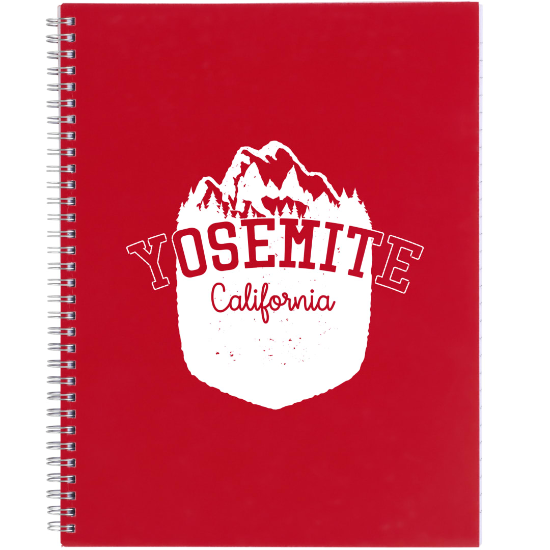 Bullet FSC&#174; Mix 8.5&quot; x 11&quot; Remark 1-subject Notebook - SM-5271 Red