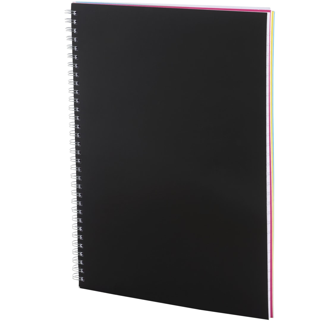 Bullet FSC&#174; Mix 8.5&quot; x 11&quot; Remark 5-subject Notebook - SM-5272 Black