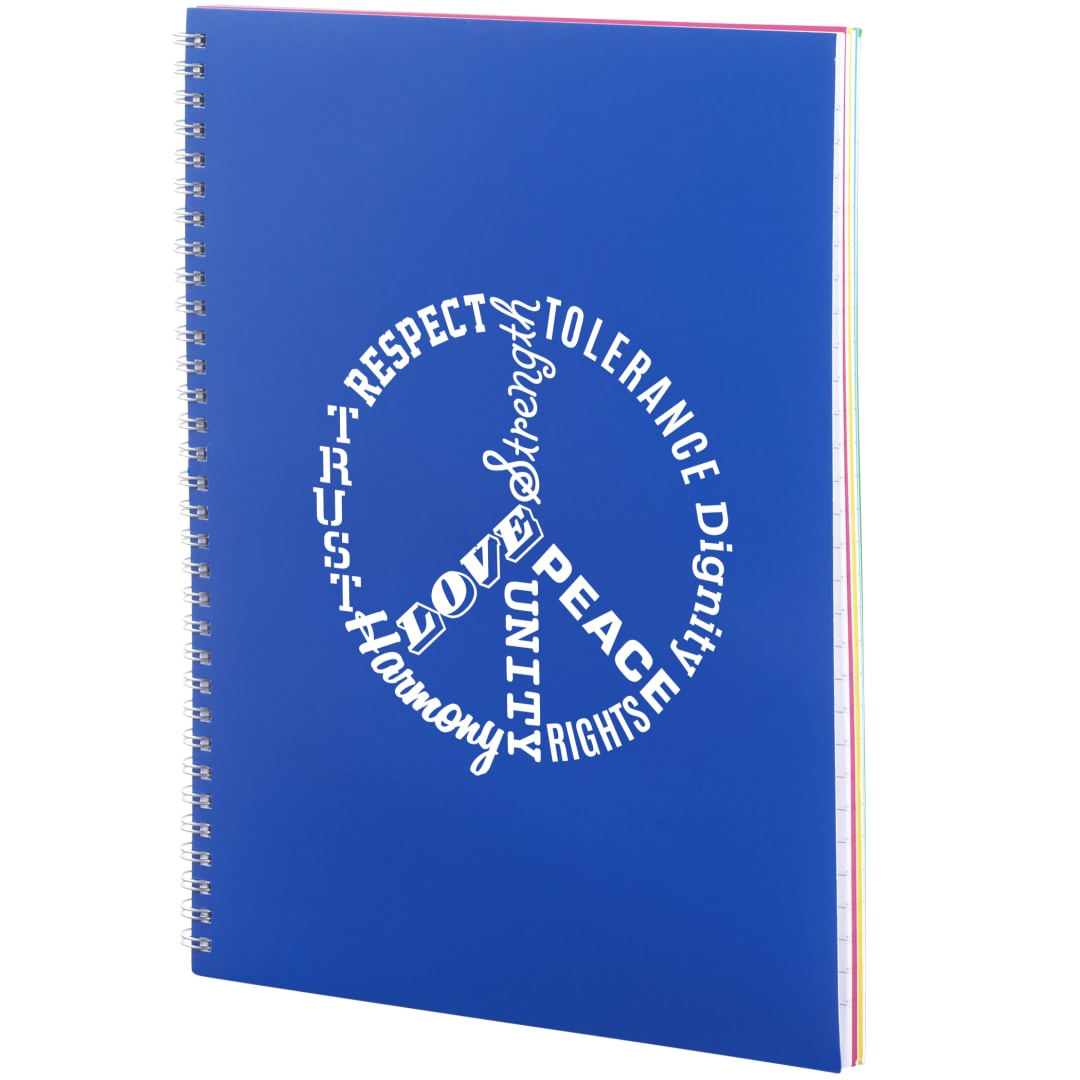 Bullet FSC&#174; Mix 8.5&quot; x 11&quot; Remark 5-subject Notebook - SM-5272 Blue