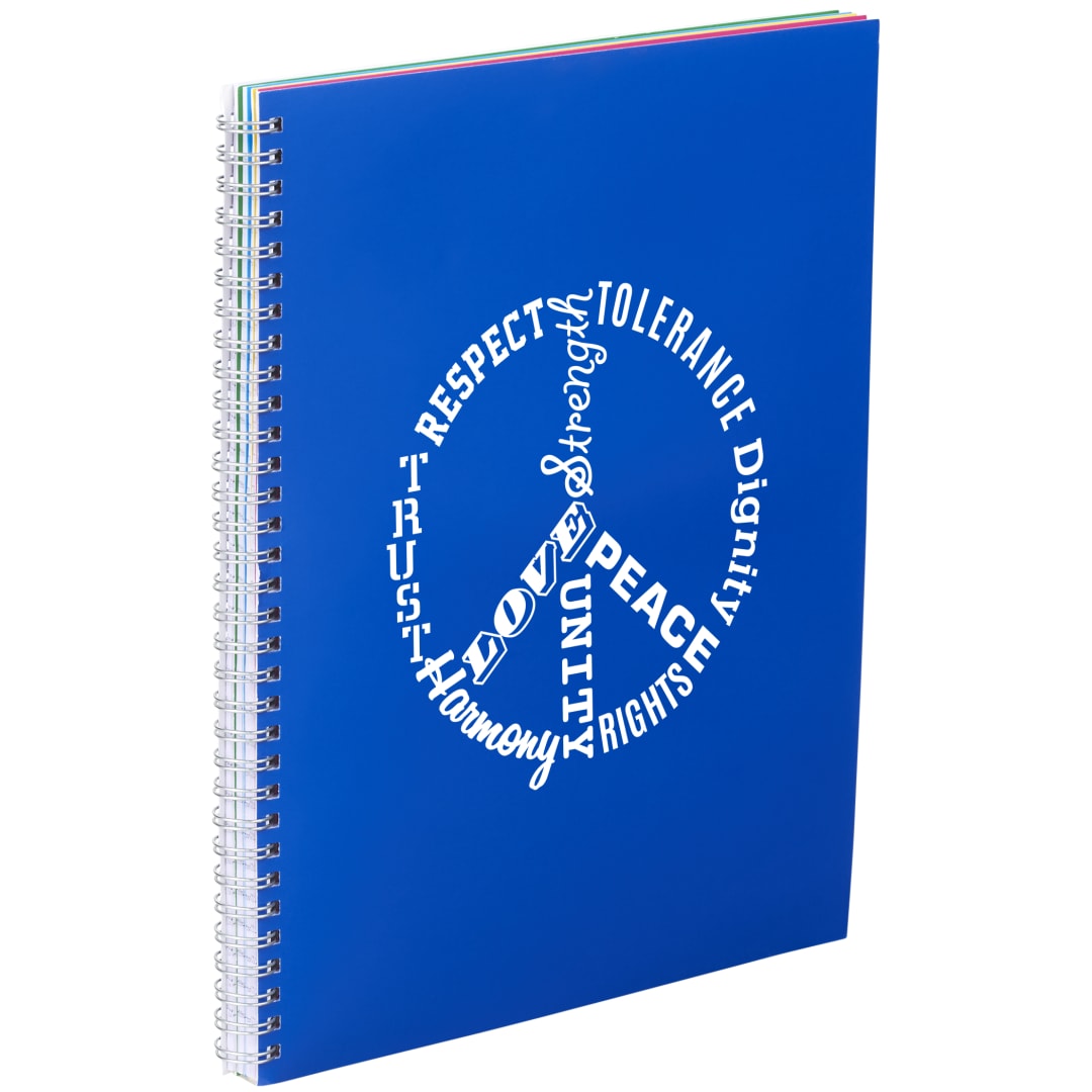Bullet FSC&#174; Mix 8.5&quot; x 11&quot; Remark 5-subject Notebook - SM-5272 Blue
