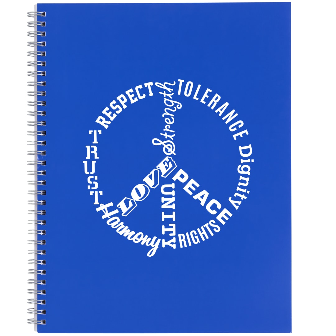 Bullet FSC&#174; Mix 8.5&quot; x 11&quot; Remark 5-subject Notebook - SM-5272 Blue