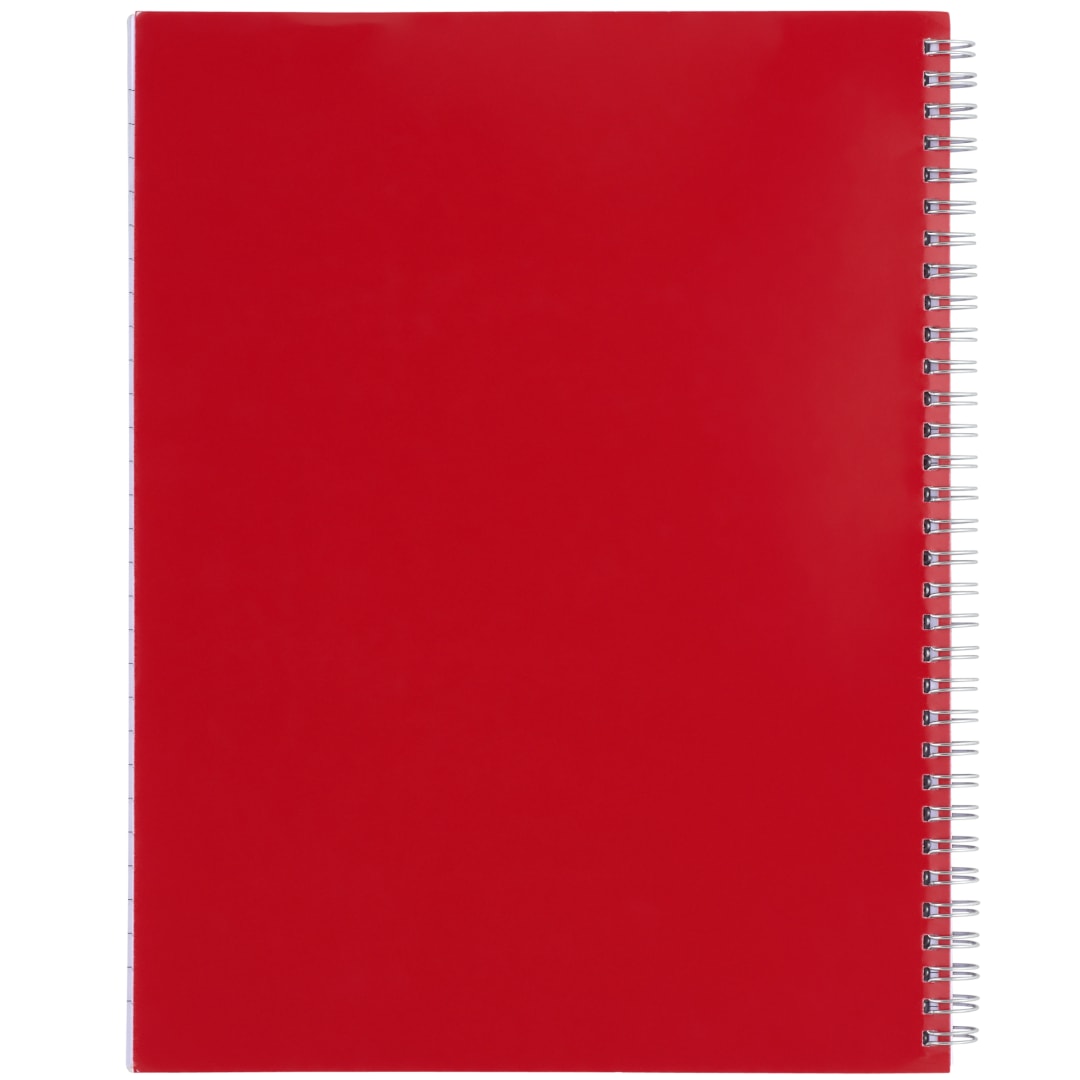 Bullet FSC&#174; Mix 8.5&quot; x 11&quot; Remark 5-subject Notebook - SM-5272 Red