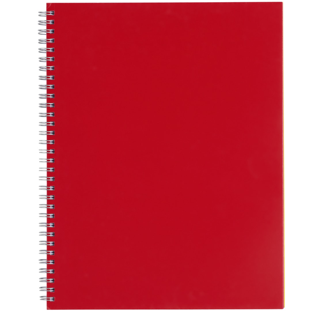 Bullet FSC&#174; Mix 8.5&quot; x 11&quot; Remark 5-subject Notebook - SM-5272 Red