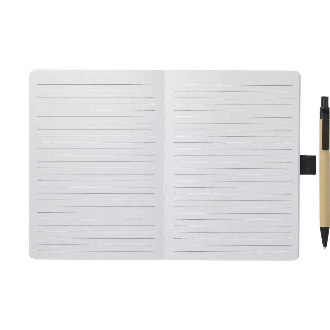 Bullet 5" x 7" FSC Recycled Notebook and Pen Set - SM-5274