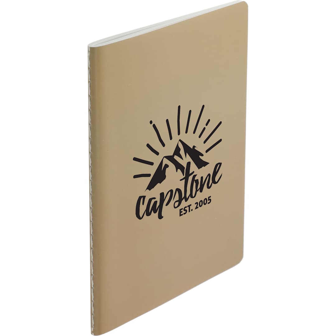 Bullet 5” x 7” Mineral Stone Field Bound Notebook - SM-5277 Tan