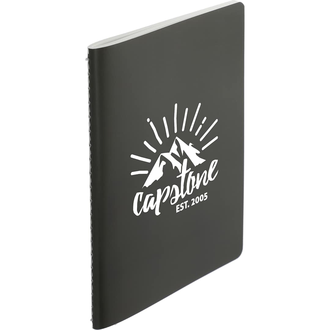 Bullet 5” x 7” Mineral Stone Field Bound Notebook - SM-5277 Black