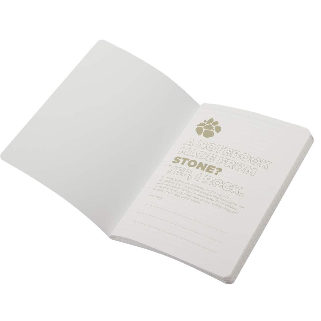5” x 7” Mineral Stone Field Bound Notebook - SM-5277 Black