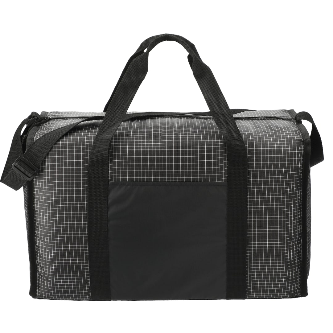Grid Boxy Duffel - SM-5940 Black