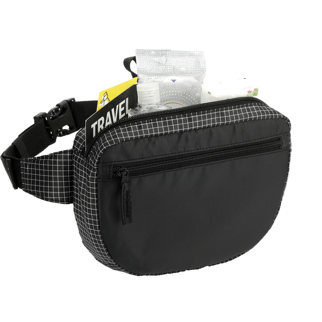 Grid Fanny Pack - SM-5941 Black