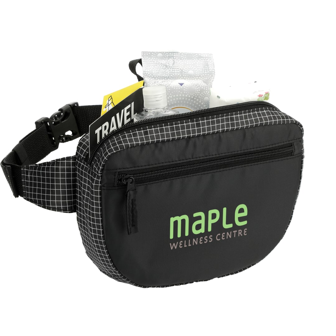 Grid Fanny Pack - SM-5941 Black