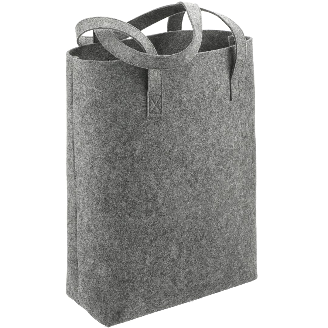 Recycled Felt Shopper Tote - SM-5945 Gray