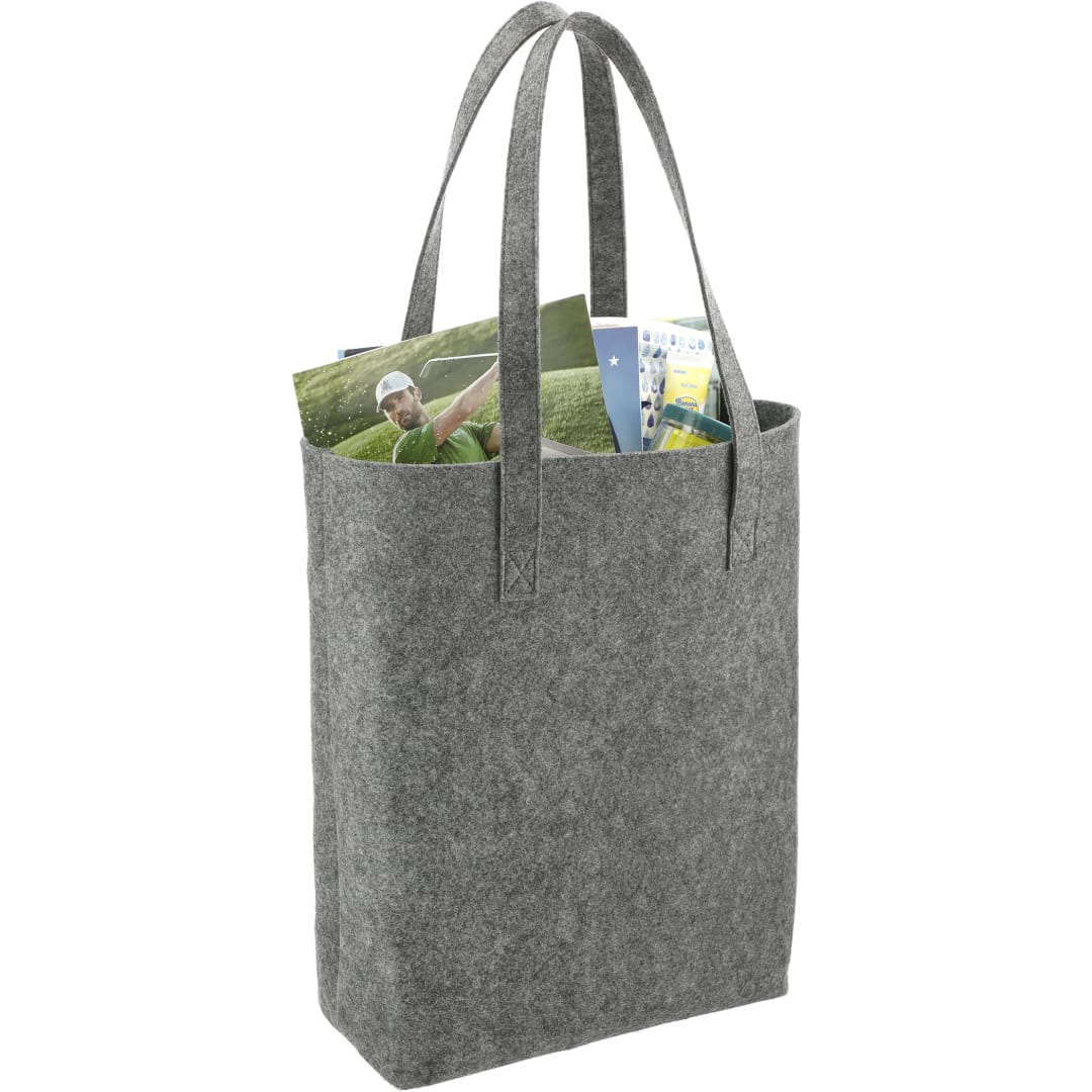 Recycled Felt Shopper Tote - SM-5945 Gray