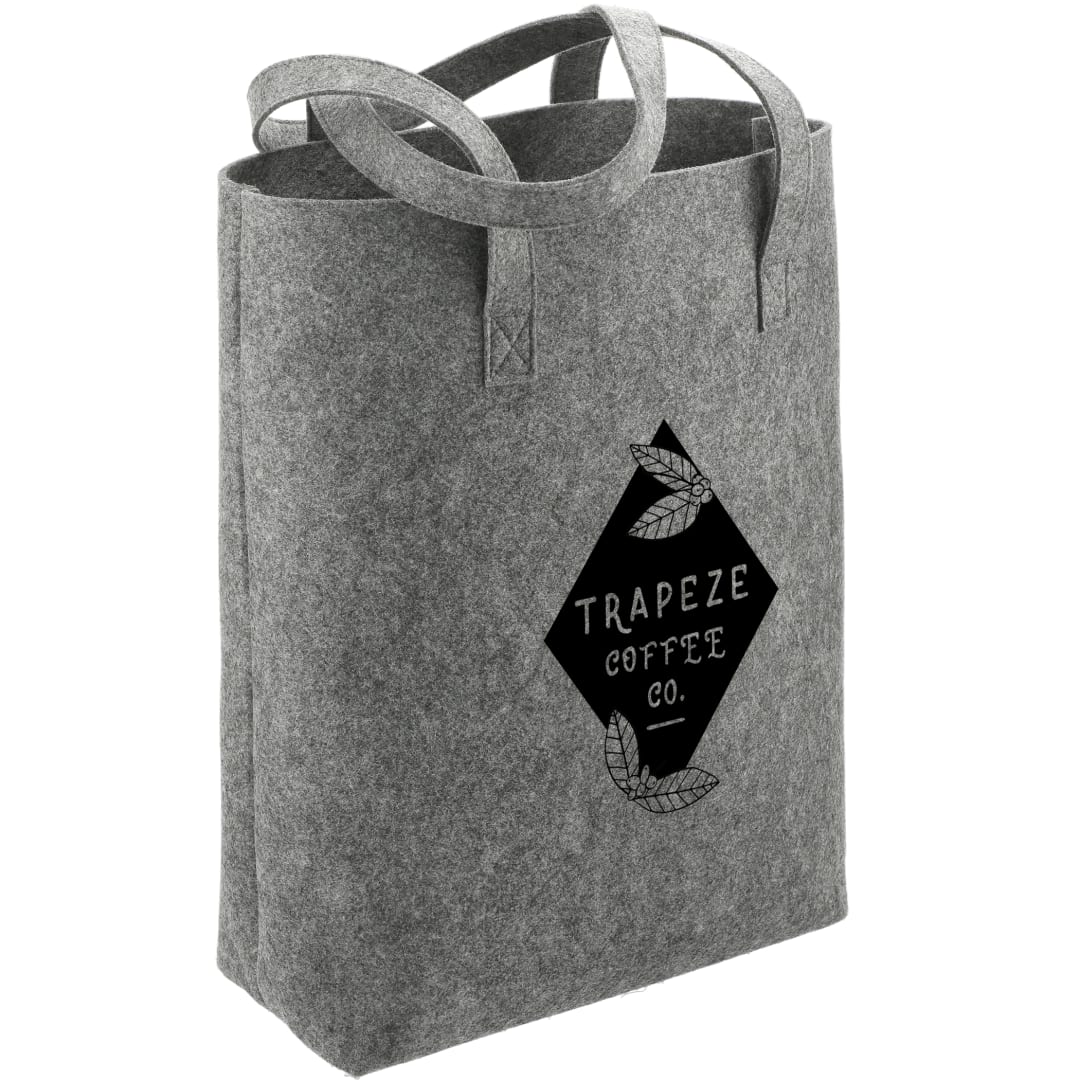 Recycled Felt Shopper Tote - SM-5945 Gray