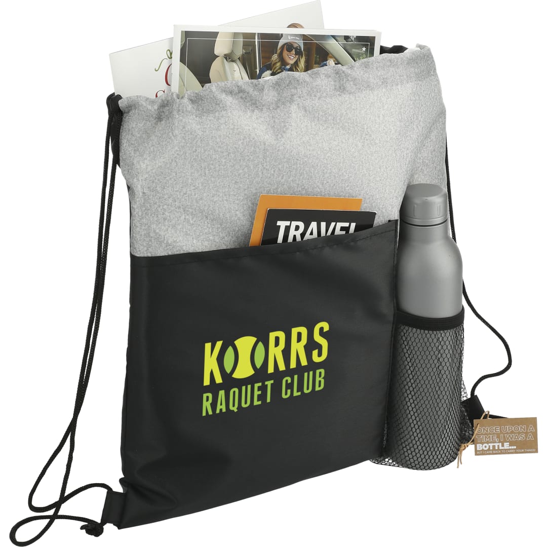 Cycle RPET Drawstring Bag - SM-5959 Gray