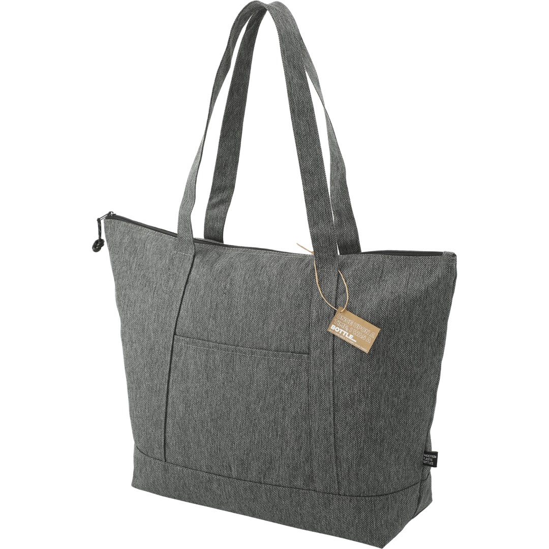 Vila Recycled Zippered Tote - SM-5969 Gray