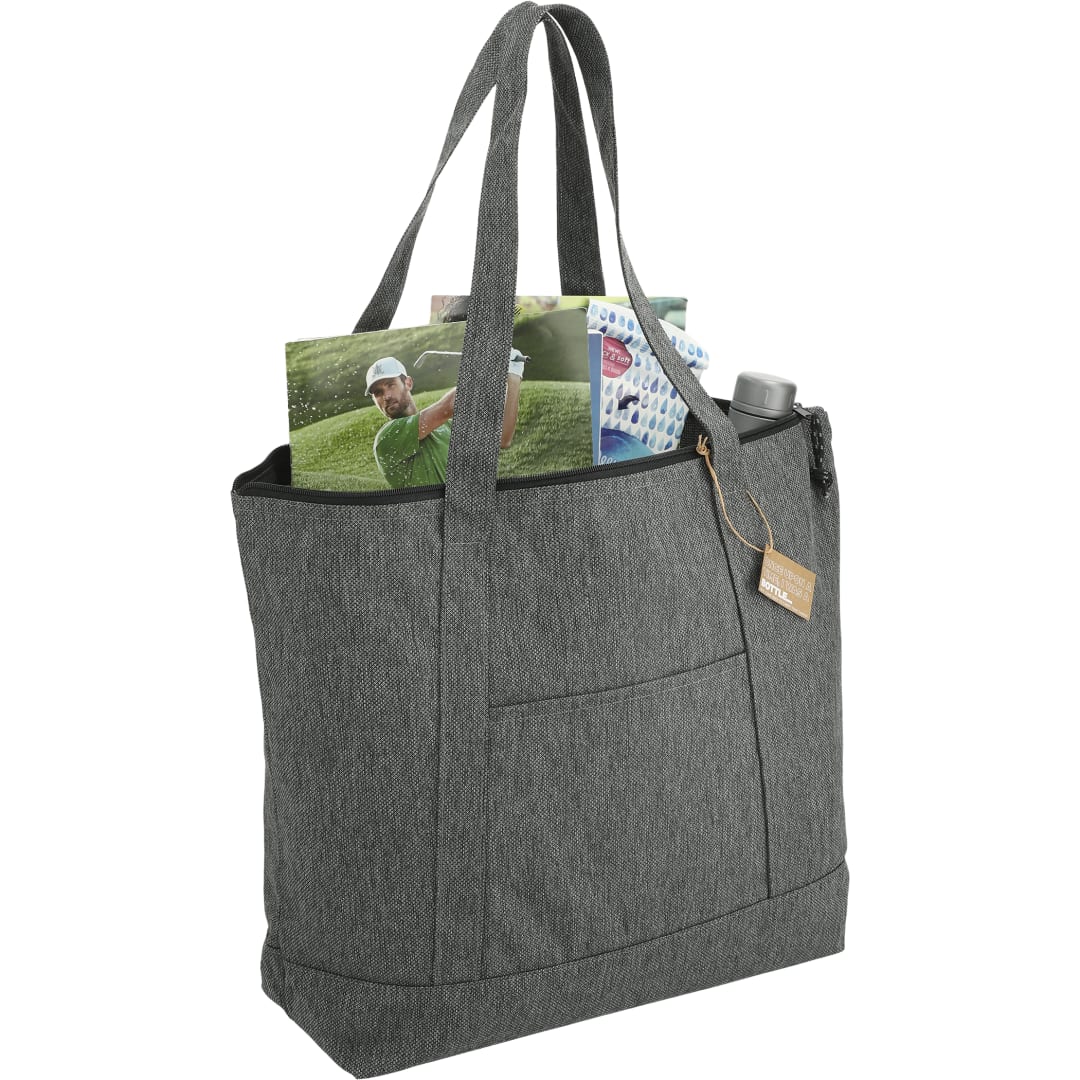 Vila Recycled Zippered Tote - SM-5969 Gray
