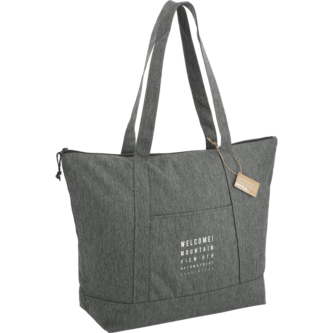 Vila Recycled Zippered Tote - SM-5969 Gray