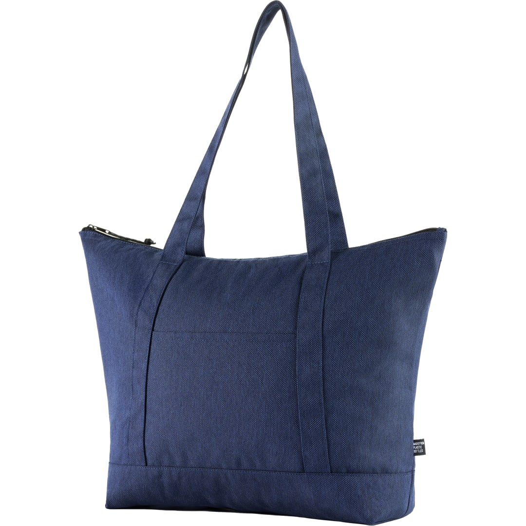 Vila Recycled Zippered Tote - SM-5969 Blue