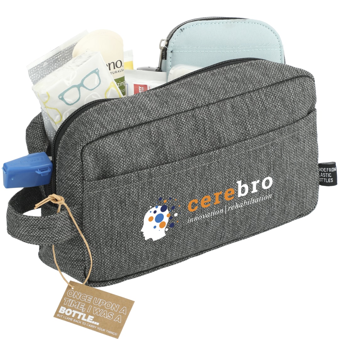 Bullet Vila Recycled Dopp Kit Pouch - SM-5975 Gray