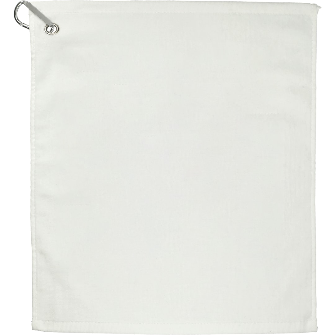 1.3 lb./doz. 18x15in Terry Golf Towel - SM-5987 White