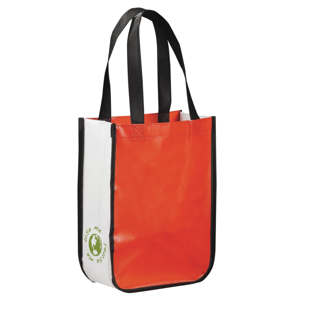 Gloss Laminated Non-Woven Gift Tote - SM-5994 Red