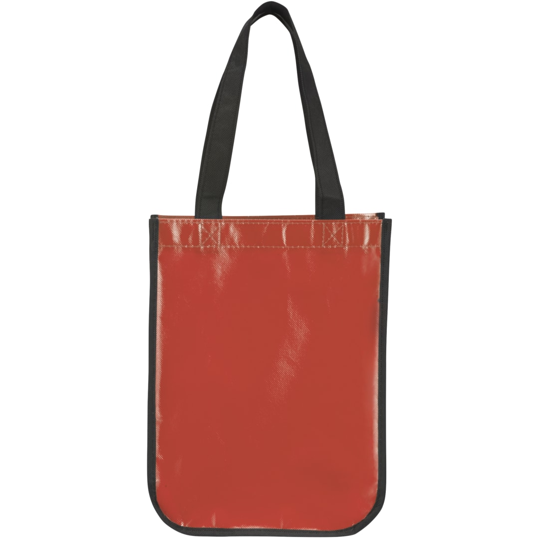 Gloss Laminated Non-Woven Gift Tote - SM-5994 Red